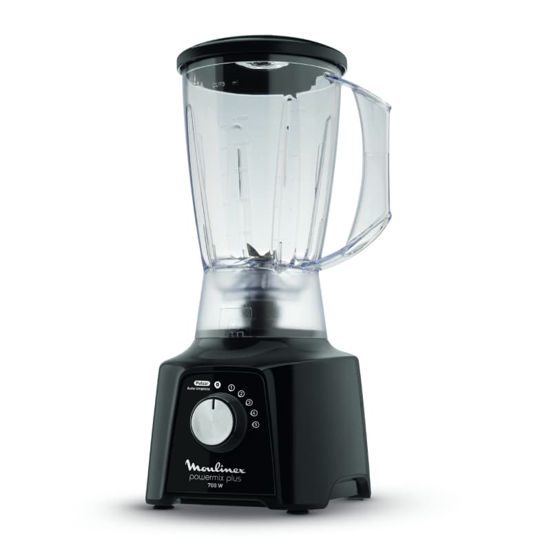 LICUADORA MOULINEX LM284858 POWERMIX PLUS NEGRA - 5 VEL 700W 2LTS