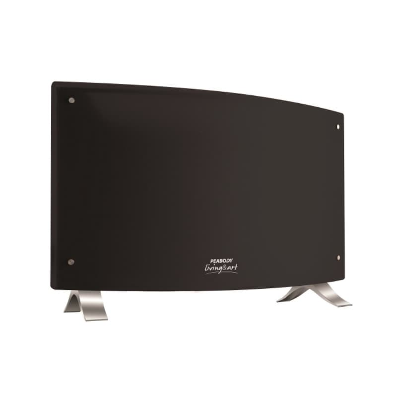 Vitroconvector Peabody Pe-Vqm20N - Negro 2000W Termostato Frente Curvo