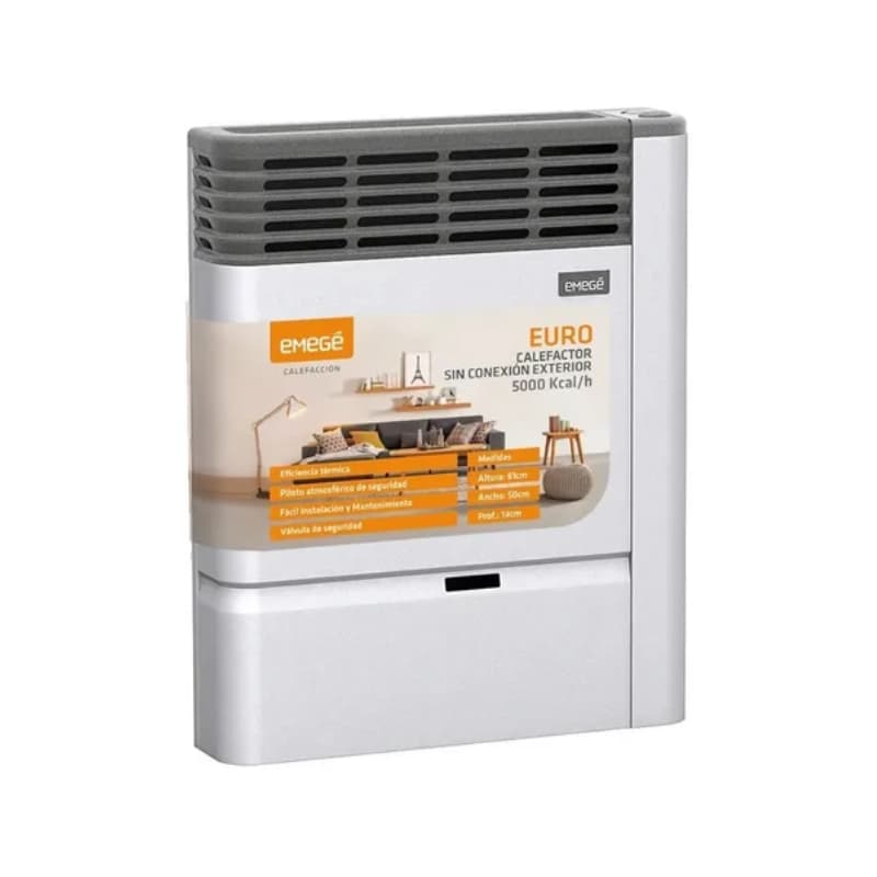 CALEFACTOR EMEGÉ EURO 3150 SCE 5000 KCALH - MULTIGAS