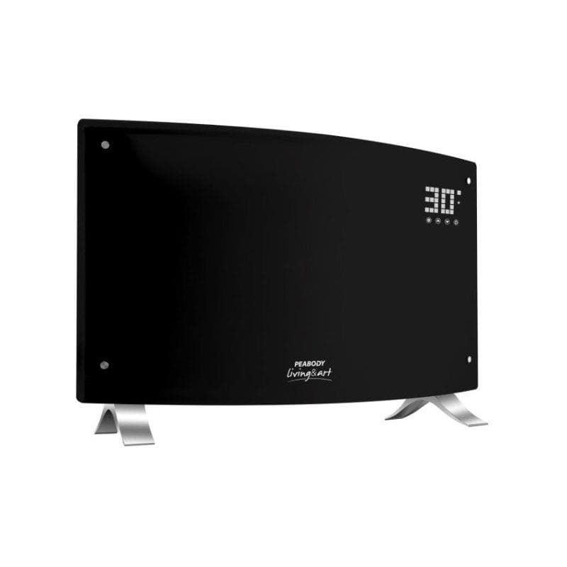 VITROCONVECTOR PEABODY PE-VQD20N - NEGRO 2000W TERMOSTATO FRENTE CURVO TOUCH PANEL DISPDIGITAL