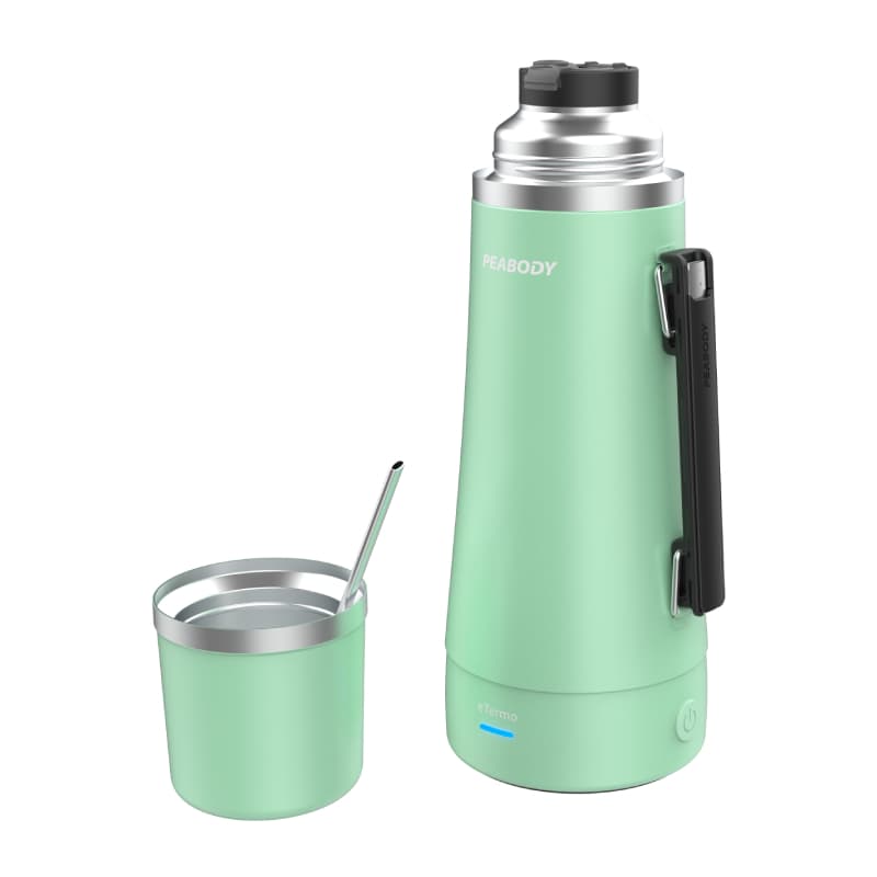 TERMO PEABODY PE-ETA1001V E_TERMO - VERDE 1LT 700W INC MATEBOMBILLA
