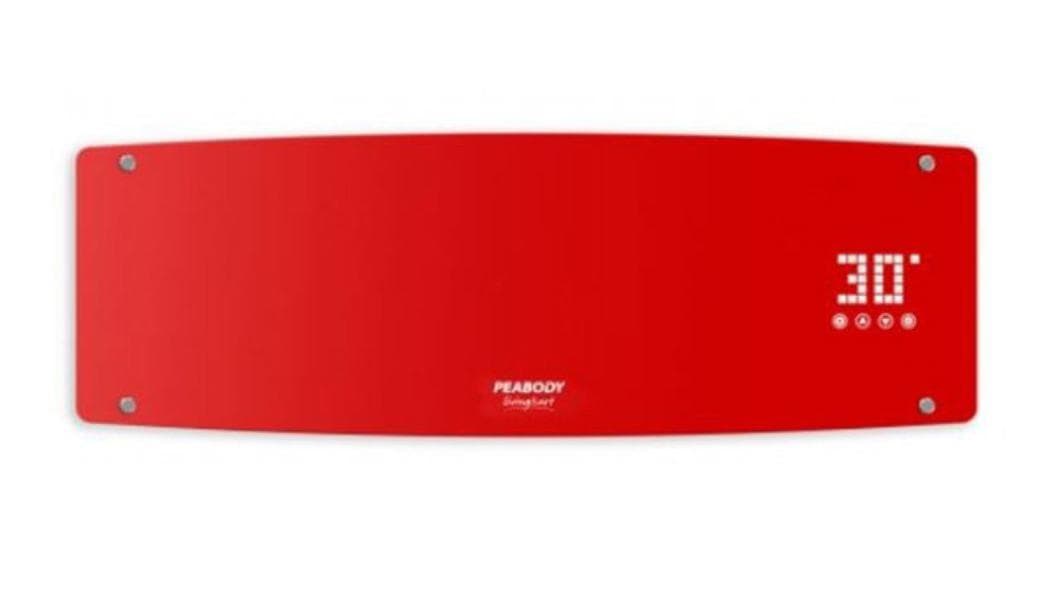SPLIT CALOVENTOR PEABODY PE-CV20R - ROJO 2000W CCONTROL REMOTO SISTEMA PARA MONTAR EN LA PARED