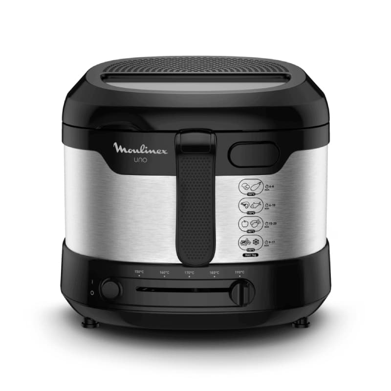 FREIDORA MOULINEX AF215D58 UNO NEGRA 1KG 1600W USA ACEITE