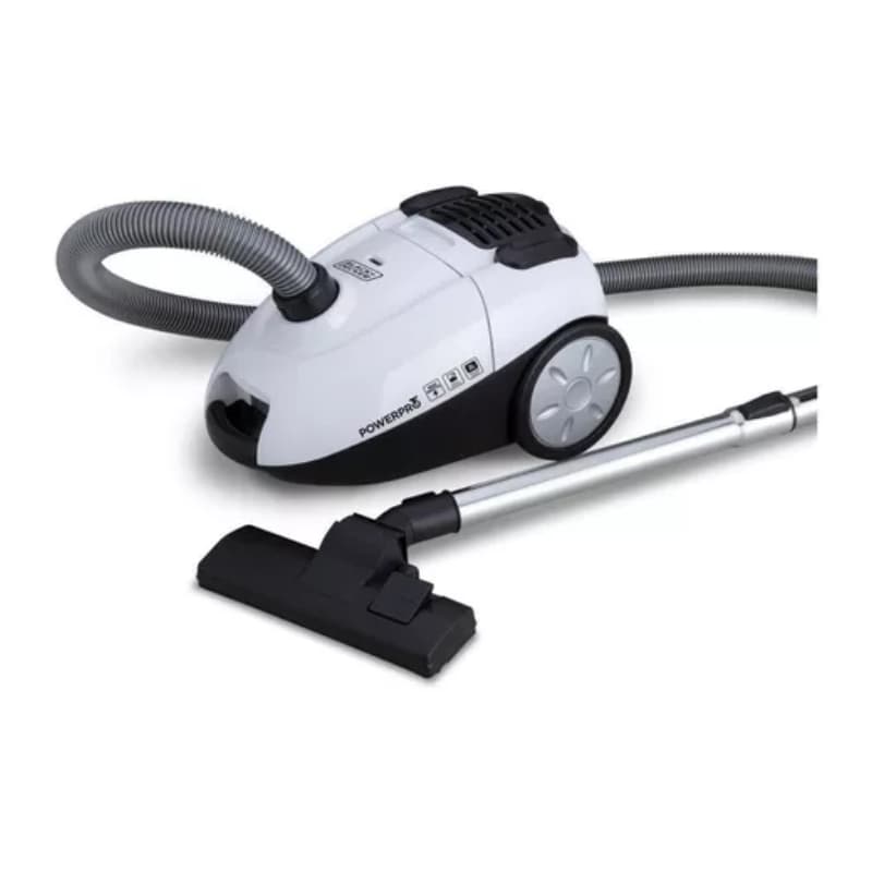 Aspiradora Black&Decker 1800W Con Bolsa Lavable de 2 Litros Tubo de Metal