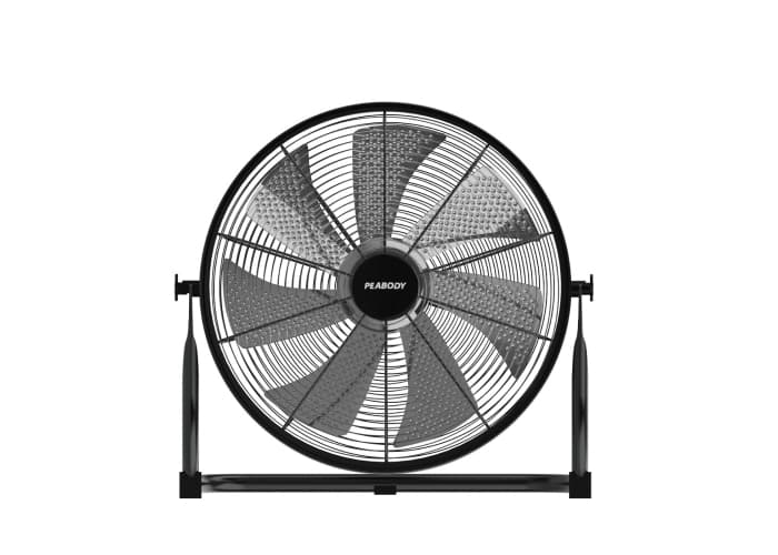 VENTILADOR TURBO A BATERIA PEABODY PE-VTB1630N - NEGRO 16 30W 7 PALETAS PLASTICAS