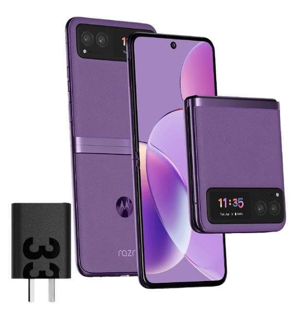 CELULAR MOTOROLA RAZR 40 (XT2323-1)  8GB256GB  64MP32MP MORADO AMATISTA (91PAYA0022AR)
