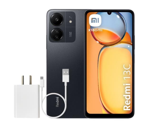 CELULAR XIAOMI REDMI 13C 128GB-4GB MIDNIGHT BLACK DUAL NANO SIM (MZB0FZPAR)