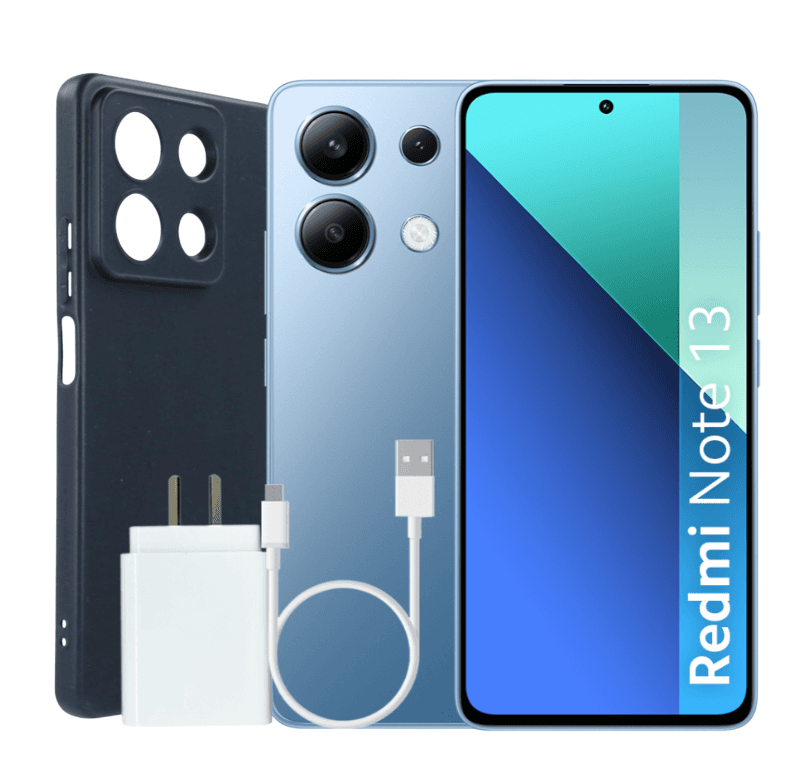 CELULAR XIAOMI REDMI NOTE 13 128GB-6GB ICE BLUE DUAL NANO SIM (MZB0G9PAR)