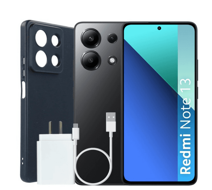 CELULAR XIAOMI REDMI NOTE 13 128GB-6GB BLACK DUAL NANO SIM (MZB0GA0AR)