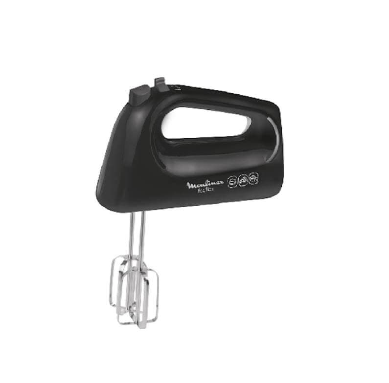 BATIDORA DE MANO MOULINEX HM1538A0 FACILITA PLUS- 400W TURBO BLACK