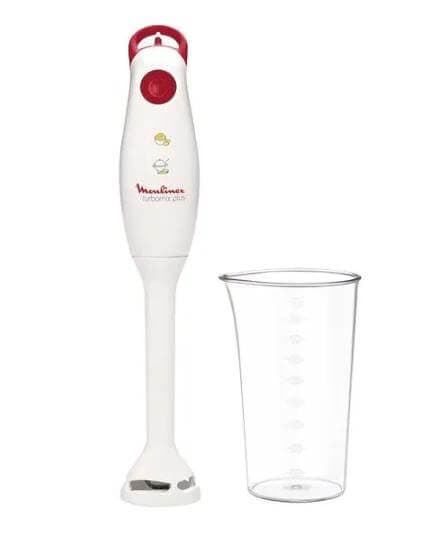 LICUADORA DE MANO MOULINEX TURBOMIX PLUS PLASTIC FOOT BLACK 600W (DD1212A0)