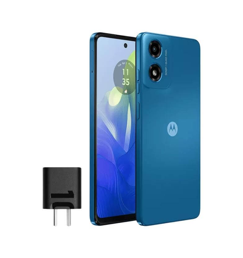 CELULAR MOTOROLA G04S 4G (XT2421-7) 4GB64GB 50MP2MP8MP (PB380014AR) 66 SATIN BLUE