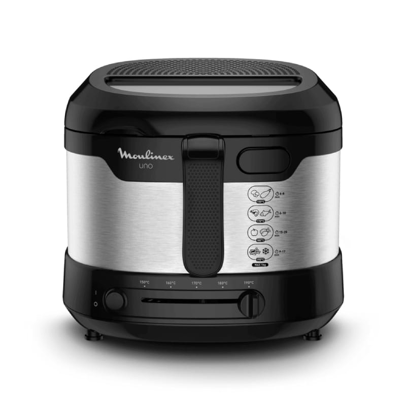 FREIDORA MOULINEX AF215D58 UNO NEGRA 1KG 1600W USA ACEITE